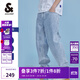 杰克·瓊斯（JACK&JONES）25年男裝秋季潮流寬松直筒錐腿涼感潮牌牛仔褲休閑褲子九分男褲 E40淺牛仔藍 905錐形 29 170 W29