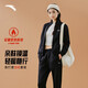 安踏加絨晨練服套裝女子2025新款立領(lǐng)外套運動(dòng)長(cháng)褲兩件套女裝運動(dòng)套