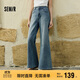 森馬（Semir）森柔牛仔|牛仔褲女顯瘦遮肉闊腿褲夏季2025寬松長褲109525124001