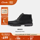 Clarks其樂(lè )楓徒系列男鞋經(jīng)典防水高幫休閑戶(hù)外耐磨登山靴 黑色 261759007 42