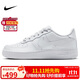 耐克NIKE板鞋女子大童空軍一號 AIR FORCE 1運動(dòng)鞋 DH2920-111白37.5