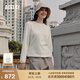 AIGLE艾高女士保暖抓絨衣半拉鏈戶(hù)外運動(dòng)休閑時(shí)尚百搭抓絨 茉莉白 BP261 36 160/84A