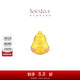 周大福SOINLOVE蜜粉金十里紅妝平安葫蘆桃花黃金轉運珠 VR1629