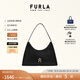 芙拉（FURLA）[11.11搶先購]DIAMANTE牛皮小號女士單肩包鉆石包腋下包高級感 黑色