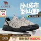 駱駝（CAMEL）女鞋戶(hù)外徒步男女鞋輕便軟彈網(wǎng)面透氣百搭休閑鞋情侶款 G24M342693 米白黑女 38