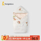 童泰（TONGTAI）嬰兒包被純棉夾棉寶寶抱被豆豆絨蓋毯初生寶寶滿(mǎn)月抱毯冬日森林