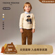 Teenie Weenie Kids小熊童裝25年新款秋冬男寶寶可愛(ài)純棉套頭毛衣 米白色 100 cm