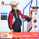 暇步士（Hush Puppies）童裝兒童男女大童春季時(shí)尚拼色套頭夾克外套 淺丁香 130 cm
