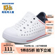 Skechers斯凱奇童鞋男女夏季一腳蹬撞色休閑涼鞋兒童洞洞鞋91995N