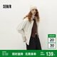 森馬（Semir）森柔牛仔|牛仔外套女中長(cháng)款燈芯絨翻領(lǐng)秋季落肩寬松103524109001