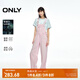 ONLY秋季設(shè)計感休閑百搭寬松直筒背帶牛仔褲女|12437M001 C32 薰衣草粉色 165/68A/M