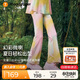 moodytiger【仙女家族】女童微喇褲涼感防曬夏季長(cháng)褲輕薄高彈速干兒童運動(dòng)褲