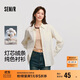 森馬（Semir）長(cháng)袖襯衫女冬中長(cháng)款寬松純棉燈芯絨純色襯衣通勤上衣101724105001