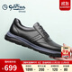 金利來（Goldlion）男鞋商務(wù)休閑鞋時(shí)尚簡(jiǎn)約柔軟舒適休閑皮鞋G521310530AAA-黑色