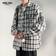 Foss Phil千鳥(niǎo)格子夾克潮牌男秋冬季痞帥小香風(fēng)外套高級感男裝23105白色XL