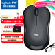 羅技（Logitech）M220 輕音鼠標 無(wú)線(xiàn)鼠標 辦公鼠標 對稱(chēng)鼠標 帶無(wú)線(xiàn)微型接收器 灰黑色