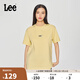 Lee25新品經(jīng)典日常字母Logo印花摩登中性男女同款短袖T恤