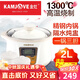 金灶（KAMJOVE）電燉鍋不銹鋼陶瓷隔水燉盅陶瓷全自動(dòng)預約 多燉盅1~4人家用 KZ-20A (一鍋三膽） 2L