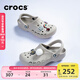 卡駱馳crocs洞洞鞋貝雅男鞋女鞋輕便耐磨一腳蹬拖鞋休閑鞋|10126 卵石色-2V3 41 /42(260mm)