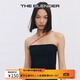 The Blender【新品】 25秋固定胸墊長(cháng)款抹胸上衣顯瘦可拆卸多色肩帶背心女 黑色 S