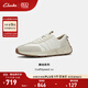 Clarks其樂(lè )CraftSpeed Lo新品跑步鞋舒適透氣輕量緩震厚底復古運動(dòng)鞋 白色 261803514 36