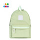CILOCALA雙肩包女M+號登山包校園電腦包大容量旅行包上班出游背包帆布書(shū)包 GREEN-薄荷M+中號