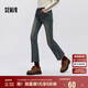 森馬（Semir）牛仔褲女做舊潮流街頭2025春季辣妹毛邊喇叭褲復(fù)古風(fēng)109125124001