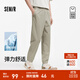 森馬（Semir）[商場(chǎng)同款]休閑褲男涼感吸濕速干錐形褲2025夏新款長(cháng)褲易打理 淺卡其50380 M