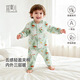 宜爽兒嬰兒保暖內衣套裝春秋冬寶寶加絨加厚秋衣 綠色鴿   90   