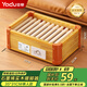 亞都（YADU）實(shí)木烤火爐取暖器排行榜暖腳神器家用電暖器暖腳器電暖足烤火箱辦公室烘腳器烤腳電熱烤火盆 35*31CM單人【智能溫控-過(guò)熱保護】