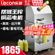 樂(lè )創(chuàng  )（lecon） 甘蔗榨汁機商用多功能臺式立式壓榨機不銹鋼蓄電池甘蔗機壓榨機電動(dòng)電瓶甘蔗榨汁機移動(dòng)擺攤用  立式插電款220V