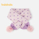 巴拉巴拉（BALABALA）兒童圍巾男童女童交叉針織圍巾毛球可愛(ài)【商場(chǎng)同款】207425161203