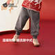 貝肽斯兒童褲子新款冬裝拜年褲男女寶寶衛褲加絨保暖鴻運天馬長(cháng)褲