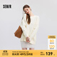 森馬（Semir）毛衣女冬季oversize小狗提花圓領(lǐng)軟糯毛衫慵懶風(fēng)溫柔甜美上衣 白色調00311 M
