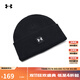 安德瑪（UNDERARMOUR）秋冬Halftime男子運動(dòng)休閑翻邊短圓帽1379990 黑色001 均碼