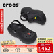 卡駱馳（CROCS）貝拉洞洞鞋沙灘鞋包頭女鞋厚底拖鞋|210062 黑色-001(含智必星） 37 (230mm) 38