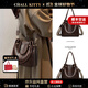 CHALL KITTY輕奢包包女包單肩水桶包手提時(shí)尚斜挎包生日禮物高級感送女友老婆 咖色 通勤腋下百搭高級感休閑小眾品牌