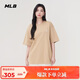MLB短袖男女情侶純色簡約休閑圓領(lǐng)T恤時尚新款3ATSB0253-43BGL-M