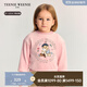Teenie WeenieKids小熊童裝25年新款秋冬男女寶寶雙面絨衛衣褲套裝 粉色 110 cm