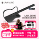 拿火吉他（LAVAGUITAR）拿火精靈無(wú)弦吉他智能吉他自動(dòng)擋民謠專(zhuān)業(yè)彈唱吉他初入門(mén)賽博吉他 黑色【500+音色自由彈唱】