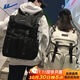 回力大容量雙肩包男韓版高中大學(xué)生書(shū)包潮牌百搭新款旅行包休閑背包男 黑色【可裝16寸電腦】