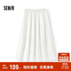 森馬（Semir）半身裙女松緊腰蛋糕裙百搭2025夏季肌理雪紡長(cháng)裙垂感107425120060