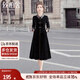 絲柏舍新中式連衣裙2025秋裝新款女裝顯瘦長(cháng)袖優(yōu)雅國風(fēng)中長(cháng)裙