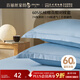 百麗絲水星家紡出品60支長(cháng)絨棉枕套單件對枕套高支貢緞家庭雙人