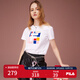 FILA 斐樂女裝官方女士短袖T恤夏季休閑運(yùn)動內(nèi)搭t恤運(yùn)動上衣 標(biāo)準(zhǔn)白-F11W118151F M （165/84A/M）