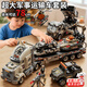 帕龍兒童玩具男孩3-6-10歲男童生日禮物高檔玩具車(chē)飛機軍事運輸拖車(chē) 78CM運輸拖車(chē)【拖頭車(chē)+直升機+炮車(chē)+兵人機槍】