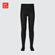 優(yōu)衣庫童裝女童HEATTECH針織連褲襪兒童打底褲秋冬新款478176 09 黑色 160