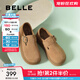 百麗（Belle）女鞋子復古厚底全包勃肯鞋款休閑樂(lè )福鞋D4V1DAM5 棕色 38 (240mm)