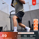 耐克男子健身訓(xùn)練短褲(無襯褲)速干運動褲NIKE TOTALITY DV9329 010黑/黑/鐵灰/白 M