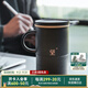 萬(wàn)仟堂（Edenus）高檔辦公杯 陶瓷杯男士水杯茶水分離馬克杯帶濾網(wǎng)送禮客戶(hù)領(lǐng)導望A 黑鐵釉